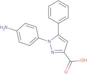 1-(4-Aminophenyl)-5-phenyl-1H-pyrazole-3-carboxylic acid