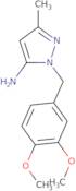 2-(3,4-Dimethoxy-benzyl)-5-methyl-2H-pyrazol-3-ylamine