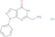 6-(Aminomethyl)-1-phenyl-1H-pyrazolo[3,4-d]pyrimidin-4(7H)-one hydrochloride