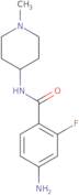 4-Amino-2-fluoro-N-(1-methylpiperidin-4-yl)benzamide