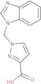 1-(1H-Benzimidazol-1-ylmethyl)-1H-pyrazole-3-carboxylic acid