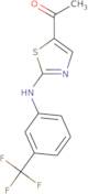 1-(2-{[3-(Trifluoromethyl)phenyl]amino}-1,3-thiazol-5-yl)ethan-1-one