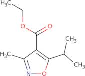 Ethyl 5-isopropyl-3-methylisoxazole-4-carboxylate