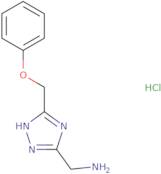 [3-(Phenoxymethyl)-1H-1,2,4-triazol-5-yl]methanamine hydrochloride