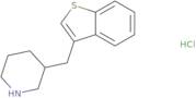 3-(1-Benzothiophen-3-ylmethyl)piperidine hydrochloride