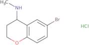 6-Bromo-N-methyl-3,4-dihydro-2H-1-benzopyran-4-amine hydrochloride