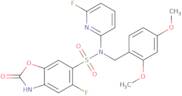 N-(2,4-Dimethoxybenzyl)-5-fluoro-N-(6-fluoropyridin-2-yl)-2-oxo-2,3-dihydrobenzo[d]oxazole-6-sulfo…