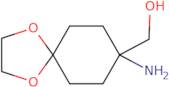 {8-Amino-1,4-dioxaspiro[4.5]decan-8-yl}methanol