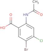 2-Acetamido-5-bromo-4-chlorobenzoic acid