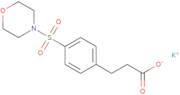 Potassium 3-[4-(morpholine-4-sulfonyl)phenyl]propanoate