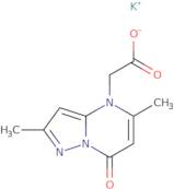 Potassium 2-{2,5-dimethyl-7-oxo-4H,7H-pyrazolo[1,5-a]pyrimidin-4-yl}acetate