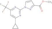 Methyl 1-[4-cyclopropyl-6-(trifluoromethyl)pyrimidin-2-yl]-1H-pyrazole-3-carboxylate