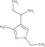 [1-(1-Ethyl-3-methyl-1H-pyrazol-4-yl)propyl]amine