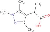 2-(Trimethyl-1H-pyrazol-4-yl)propanoic acid