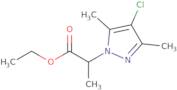 Ethyl 2-(4-chloro-3,5-dimethyl-1H-pyrazol-1-yl)propanoate