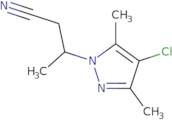 3-(4-Chloro-3,5-dimethyl-1H-pyrazol-1-yl)butanenitrile
