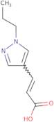 (2E)-3-(1-Propyl-1H-pyrazol-4-yl)prop-2-enoic acid