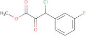 Methyl 3-chloro-3-(3-fluorophenyl)-2-oxopropanoate
