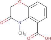 4-Methyl-3-oxo-3,4-dihydro-2H-1,4-benzoxazine-5-carboxylic acid