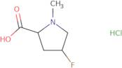 (2S,4R)-4-Fluoro-1-methylpyrrolidine-2-carboxylic acid hydrochloride