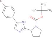 (S)-tert-butyl 2-(-5(4-bromophenyl)-1H-imidazol-2-yl)pyrrolidine-1-carboxylate