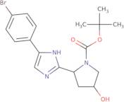 tert-Butyl (2S,4R)-2-(5-(4-bromophenyl)-1H-imidazol-2-yl)-4-hydroxypyrrolidine-1-carboxylate