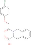 2-[2-(4-Chlorophenoxy)acetyl]-1,2,3,4-tetrahydroisoquinoline-3-carboxylic acid