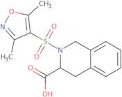 2-(3,5-Dimethyl-isoxazole-4-sulfonyl)-1,2,3,4-tetrahydro-isoquinoline-3-carboxylic acid