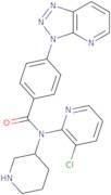 N-(3-Chloropyridin-2-yl)-N-[(3R)-piperidin-3-yl]-4-(triazolo[4,5-b]pyridin-3-yl)benzamide