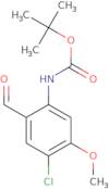 (4-Chloro-2-formyl-5-methoxy-phenyl)-carbamic acid tert-butyl ester