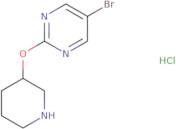 5-Bromo-2-(piperidin-3-yloxy)pyrimidine hydrochloride