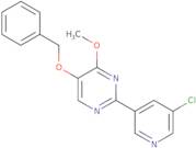 5-Benzyloxy-2-(5-chloro-pyridin-3-yl)-4-methoxy-pyrimidine