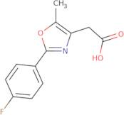 2-[2-(4-Fluorophenyl)-5-methyl-1,3-oxazol-4-yl]acetic acid