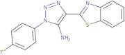 4-(Benzo[D]thiazol-2-yl)-1-(4-fluorophenyl)-1H-1,2,3-triazol-5-amine