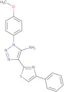 1-(4-Methoxyphenyl)-4-(4-phenylthiazol-2-yl)-1H-1,2,3-triazol-5-amine