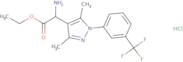 Ethyl 2-amino-2-{3,5-dimethyl-1-[3-(trifluoromethyl)phenyl]-1H-pyrazol-4-yl}acetate hydrochloride