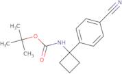 tert-Butyl 1-(4-cyanophenyl)cyclobutylcarbamate