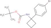 tert-butyl 1-(4-Bromophenyl)cyclobutylcarbamate