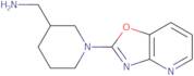 (1-{[1,3]Oxazolo[4,5-b]pyridin-2-yl}piperidin-3-yl)methanamine