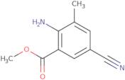 Methyl 2-Amino-5-Cyano-3-Methylbenzoate