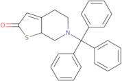 5,6,7,7a-Tetrahydro-5-(triphenylmethyl)-thieno[2,3-c]pyridinone