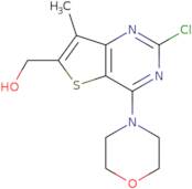 (2-Chloro-7-methyl-4-morpholinothieno[3,2-d]pyrimidin-6-yl)methanol