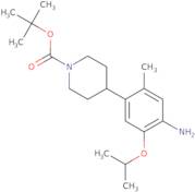 tert-Butyl 4-(4-amino-5-isopropoxy-2-methylphenyl)piperidine-1-carboxylate