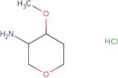 rac-(3R,4R)-4-Methoxyoxan-3-amine hydrochloride