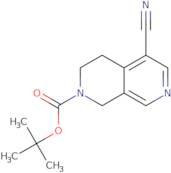 5-Cyano-3,4-dihydro-1H-[2,7]naphthyridine-2-carboxylic acid tert-butyl ester