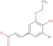 2-Bromo-6-ethoxy-4-[(E)-2-nitrovinyl]phenol