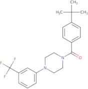 4-(tert-butyl)phenyl 4-(3-(trifluoromethyl)phenyl)piperazinyl ketone
