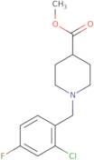 Methyl 1-(2-chloro-4-fluorobenzyl)piperidine-4-carboxylate