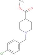 Methyl 1-[(4-chlorophenyl)methyl]piperidine-4-carboxylate