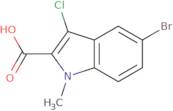 5-Bromo-3-chloro-1-methyl-1H-indole-2-carboxylic acid